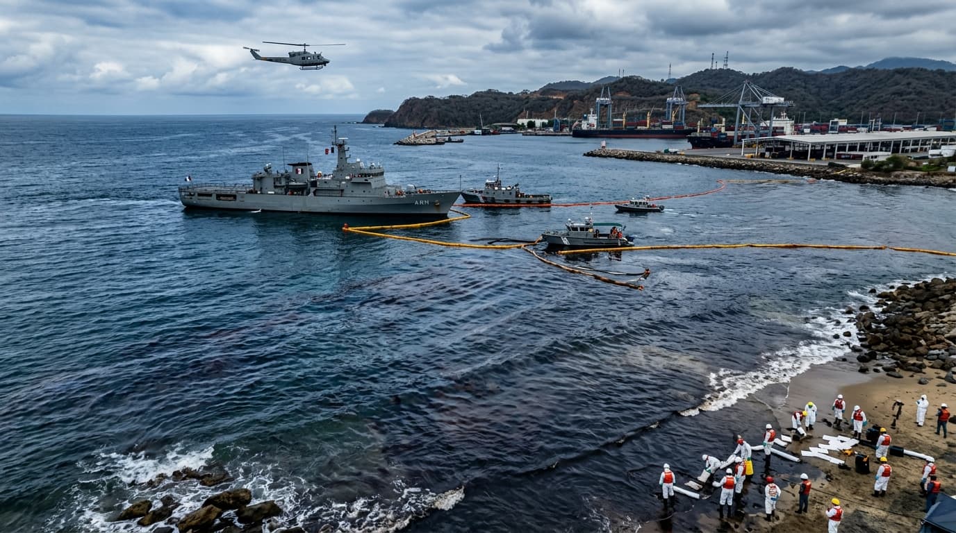 ASEA y SEMAR Responden a Derrame de Hidrocarburo en Costas de Colima: Acciones y Avances